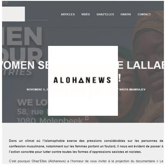 Alohanews Lallab Women SenseTour Bruxelles novembre 2019