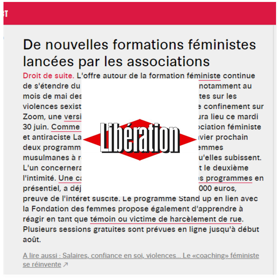 Libération Lallab JeVeuxPouvoir juin 2020