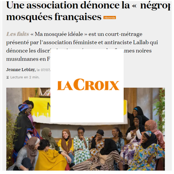 La Croix juin 2021 ma mosquée idéale